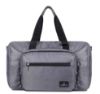Picture of The Clownfish Rebecca Series 25 litres Polyester Convertible Travel Duffle Bag Weekender Bag Crossbody Sling Bag (Dark Grey)
