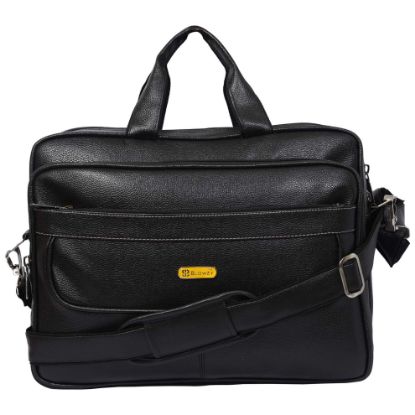 Picture of Blowzy Presents Laptop15.6 Inch Laptop Messenger Bag for Men and Women Everyday Cross-Body Shoulder Office Travel Bag (Black)