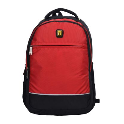 Picture of Blowzy Bags Waterproof,College School Bag with Laptop Compartment (Red)