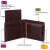 Picture of MAI SOLI Bifold Genuine Leather Men's Wallet with Removable Card Holder - Brown