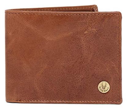 Picture of WILDHORN Wildhorn India Tan Crunch Leather Men's Wallet (WH2050)