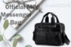 Picture of Bagneeds MINI Men's Synthetic Leather Laptop Messenger Bag Satchel for Men (BLACK)