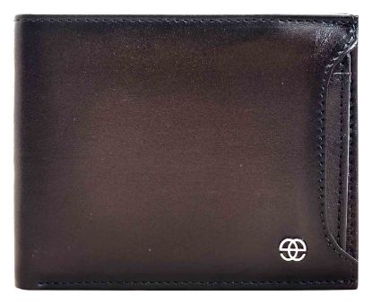Picture of eske Else Genuine Leather Mens Bifold Wallet - Textured Pattern - 12 Card Holders