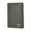 Picture of Eske Paris Leather Travel Passport Holder For Travel, Credit Card Wallet Case, For Men & Women (Grey)