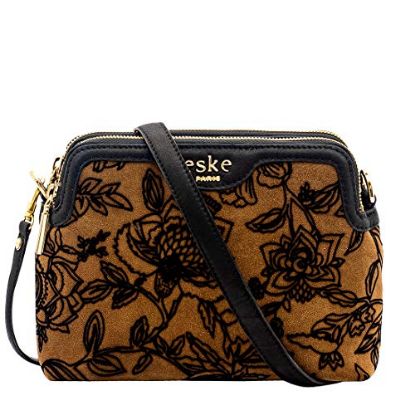 Picture of Eske Paris Women's Shopping Bag (Camel) (BA-455-Camel-Suede)