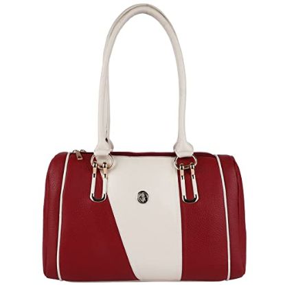 Picture of Hammonds Flycatcher Genuine NDM Leather Red White Women Handbag|WB3005_RD_WHT