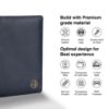 Picture of HAMMONDS FLYCATCHER Premium Leather Passport Holder for Men and Women - Prussian Blue Passport Cover Wallet with 1 Passport Slot, 3 ATM Card Slots, 1 ID Card Slot - Passport Case with RFID Protected