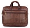 Picture of The Clownfish Mat Series 15.6 inch Laptop Briefcase (Chestnut Brown)