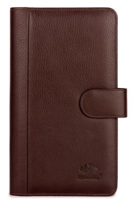 Picture of The Clownfish Brown Passport Wallet (TCFTWLGL-RBR1)