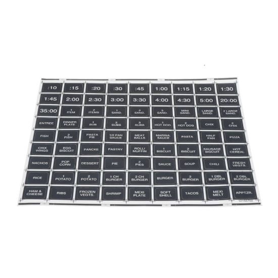 Picture of Amana Commerical Label-menu Part# 12155702