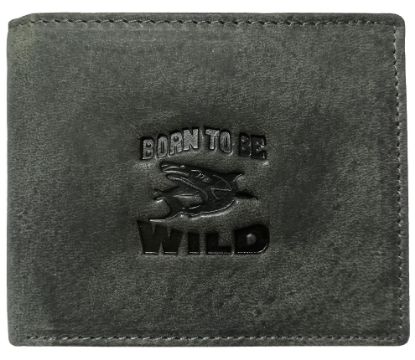 Picture of WildHorn® Meg Hunter Leather Wallet for Men (Grey)