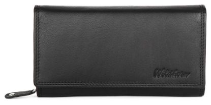 Picture of WildHorn Isabella RFID PROTECTED Genuine Leather Wallet for Women stylish|Purse for Women/Girls (BLACK)