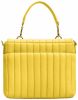 Picture of Eske Quilted Square Satchel For Women, Yellow Nappa