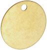 Picture of Brady® Blnk Brass Valve Tag 1.5Dia.Bvt 1.5Rnd Part# - 23210