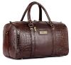 Picture of The Clownfish Crocodila 27 LTR Travel Duffel Bag Luggage Cabin Luggage Weekender Bag (Dark Brown)