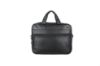 Picture of Blowzy Bags PU Leather Expandable 14 inch Laptop Shoulder Messenger Sling Office Bag for Men & Women (Black)