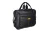 Picture of Blowzy Bags PU Leather Expandable 14 inch Laptop Shoulder Messenger Sling Office Bag for Men & Women (Black)