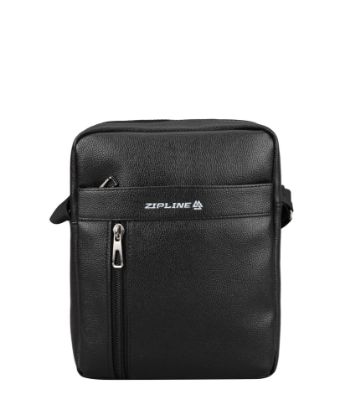 Picture of Zipline Sling CrossBody Travel Office Business Messenger One Side Shoulder Bag For Men & Women..(1-Black Bag)