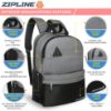 Picture of Zipline Water Resistant 19L Casual Daypack/Bag/Standard Backpack For Girls For School/College Casual Outdoor Use (Diva Grey)