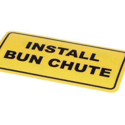 Picture of Antunes Install Bun Chute Decal Part# 1001551