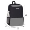 Picture of WildHorn 15L Laptop Backpack for Men/Women I Fits upto 15.6" Laptop I Waterproof I Travel/Business/College Bookbags (Light Grey)