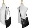 Picture of K London Ladies Designer Handbag in Soft Real Sheep's Leather - Shoulder Cross Body Bag with 7 Pockets(KL_176_Black)