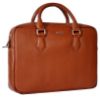 Picture of eske Ace 14" Genuine Leather Laptop/Macbook Bag for Men, Women | Office Bag | Laptop Messenger Bag with Shoulder Strap | Spacious Compartment | Water Resistant