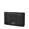 Picture of eske Earl - Two fold Wallet - Genuine Quilted Leather - Holds Cards, Coins and Bills - Compact Design - Pockets for Everyday Use - Travel Friendly - for Women (Black)