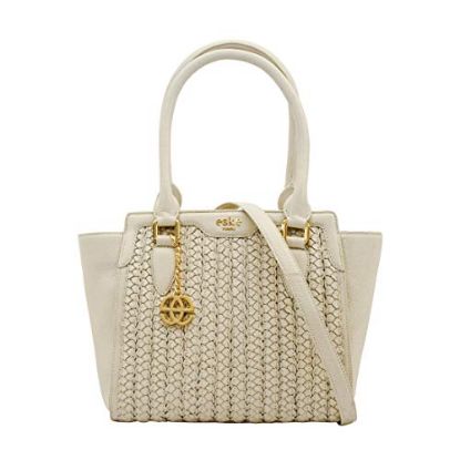 Picture of Eske Paris Women's Shopping Bag (Vanilla) (BA-496-Vanilla-Cosmos)