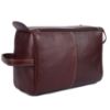 Picture of HAMMONDS FLYCATCHER Genuine Leather Toiletry Bag for Men and Women - Travel Organizer Kit with Multiple Pockets - Brown Male Toiletries - Stylish Travel Toiletry Kit/Shaving Kit Bag for Men