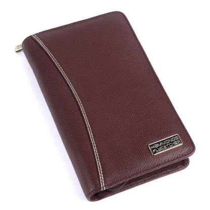 Picture of HAMMONDS FLYCATCHER Passport Cover/Passport Holder for Men & Women -Genuine Leather Travel Accessories Document Organizer with RFID Protection-Redwood Brown -Multiple Cards & Passport Holder for Trips