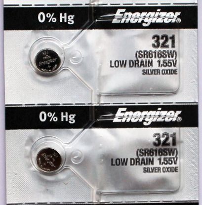 Picture of Energizer® 321Tz.Z1 - Enr Slvr Oxide Watch Bty Part# - 321Tz