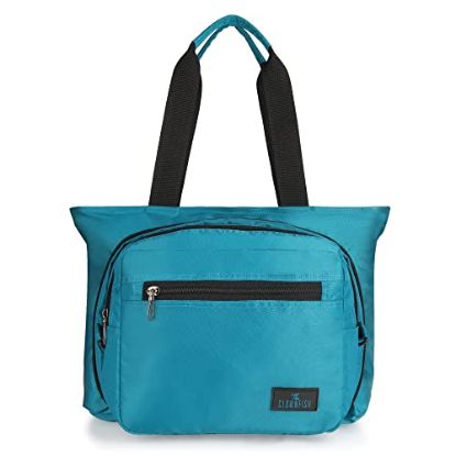 Picture of The Clownfish Sarin Series Polyester Handbag Convertible Sling Bag for Women Ladies Shoulder Bag Tote For Women College Girls (Turquiose Blue)