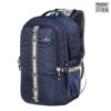 Picture of THE CLOWNFISH Sierra 48 Litres Polyester Unisex Travel Backpack Rucksack for Outdoor Sports Camp Trek (Dark Blue)
