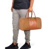 Picture of The Clownfish Concordia 24 litres Canvas Stylish & Spacious Weekender Duffle Bag Travel Duffle Bag Weekender Bag Cabin Luggage Bags Gym Bag Travelling Bag Storage Duffel Bag for Men & Women (Khaki)