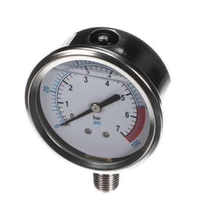 Picture of Antunes Gauge, 100Psi, 2.5"Gf, Btmmn Part# 7002619