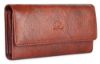 Picture of The Clownfish Regal Vegan Leather Wallets for Womens and Girls|Ladies Purse|Handbag|Clutch Bags -(Tan)