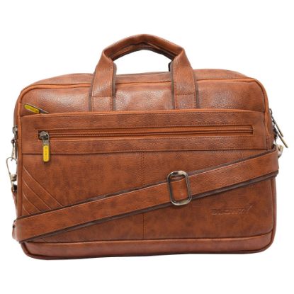 Picture of Blowzy Laptop Bag15.6 inch, Notebook Messenger Sleeve for MacBook Computer Handbag Shoulder Bag Travel Briefcase (Tan)
