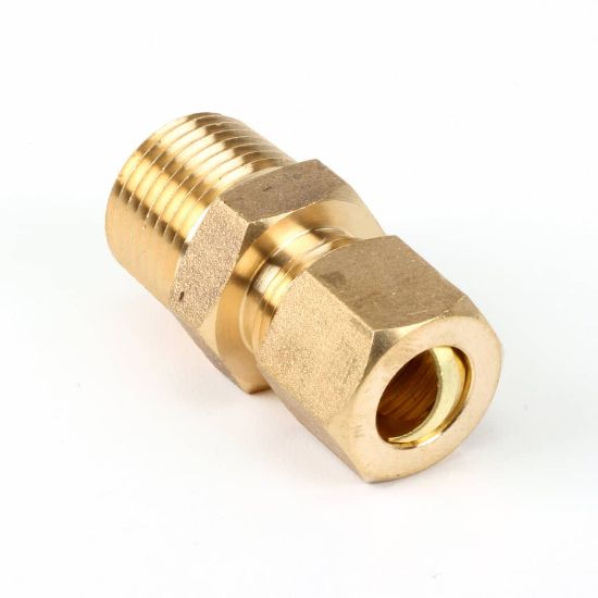 Picture of American Range Fitting,3/8c X 3/8 Mip Brass Part# A28032