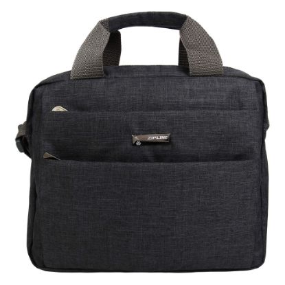 Picture of ZIPLINE Polyester Multi-Pocket Grey Travel Shoulder Messenger Bag for Men and Women