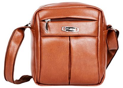 Picture of ZIPLINE Small Messenger Casual Shoulder Bag Travel Organizer 295 Tang Synthetic for Men and Women