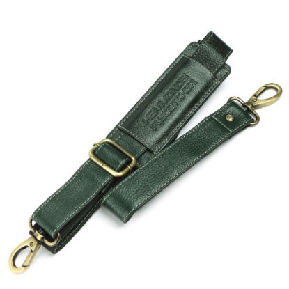 Picture of HAMMONDS FLYCATCHER Genuine Leather Bag Strap - Adjustable Shoulder Replacement for Stylish Bags - Green