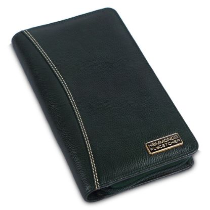 Picture of HAMMONDS FLYCATCHER Passport Cover/Passport Holder for Men and Women -Genuine Leather Travel Accessories Document Organizer with RFID Protection - Sea Green -Multiple Cards & Passport Holder for Trips