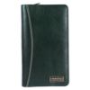 Picture of HAMMONDS FLYCATCHER Passport Cover/Passport Holder for Men and Women -Genuine Leather Travel Accessories Document Organizer with RFID Protection - Sea Green -Multiple Cards & Passport Holder for Trips