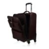 Picture of DORPER MONEYHILL Stylish and Durable Leather Trolley Luggage Bag Perfect for Travel and Business 46 litres Suitcase (Brown, Leather)