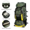 Picture of THE CLOWNFISH Summit Seeker 90 Litres Polyester Travel Backpack for Mountaineering Outdoor Sport Camp Hiking Trekking Bag Camping Rucksack Bagpack Bags (Green)