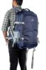 Picture of THE CLOWNFISH Mission 48 Litres Polyester Travel Backpack for Outdoor Sport Camp Hiking Trekking Bag Camping Rucksack Bagpack Bags (Navy Blue)