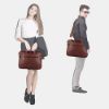 Picture of The Clownfish Faux Leather 8 Ltr Brown Laptop Briefcase