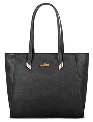 Picture of The Clownfish Belle Series Handbag for Women | Ladies Purse | Handbags | (Black)