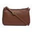 Picture of Mai Soli Missy Genuine Leather Mini Crossbody Sling Bag | Trendy & Stylish Crossbody Bag for Girl's Daily Use | Messenger Bag With Leather Pullers & Zip Closure With Adjustable Shoulder Strap - Cognac